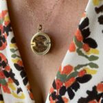 Irène Mordoré /laiton / chaine Gold filled